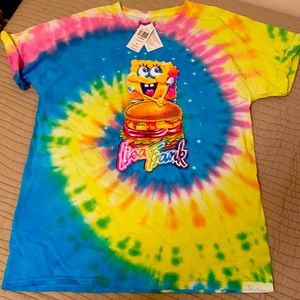 Lisa Frank sponge Bob Tshirt XL.
